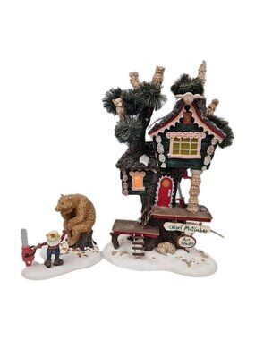 Department 56 North Pole Woods Chisel Mc Timber Art Studio 56887 Christmas
